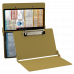 WhiteCoat Clipboard® - Tactical Brown Critical Care Edition